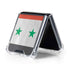 Syria Flag Distressed Galaxy Z Flip5 5G Clear Case